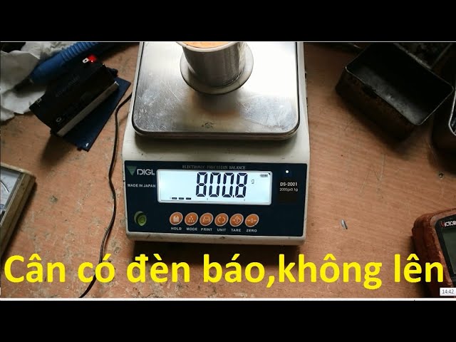 Cân điện tử mở nguồn không lên: Nguyên nhân và cách sửa